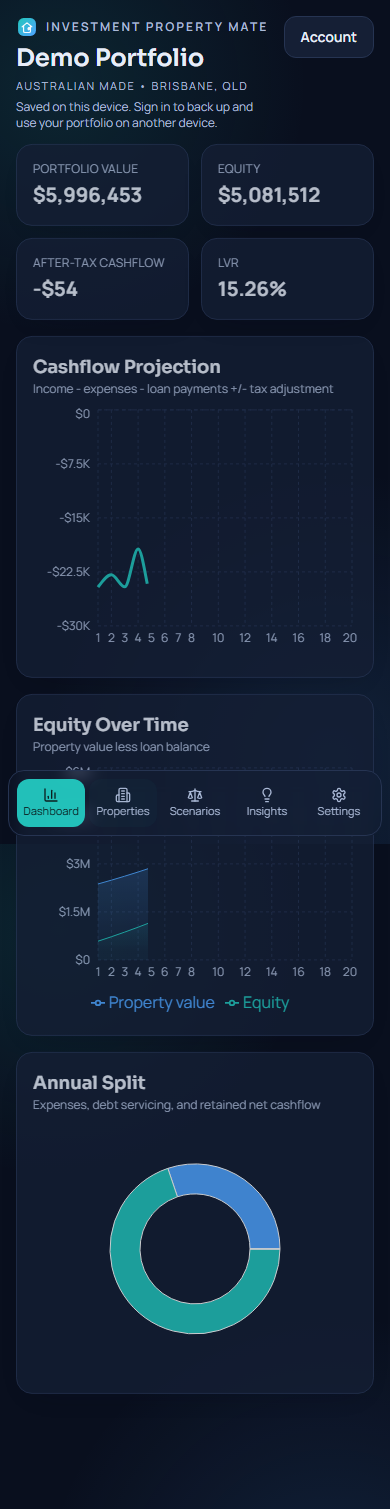 Properties screenshot